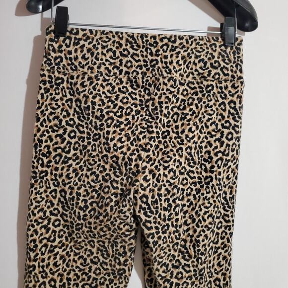 J. Crew Everyday High Rise Leopard Print Cropped Leggings Womens Size XS Animal - Picture 6 of 11